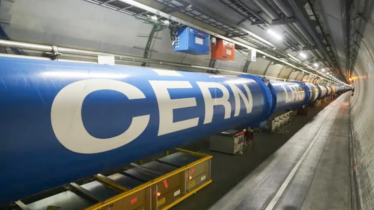 The Future Circular Collider could succeed CERN’s current flagship instrument – the 27km Large Hadron Collider PHOTO: Samuel Joseph Hertzog / CERN